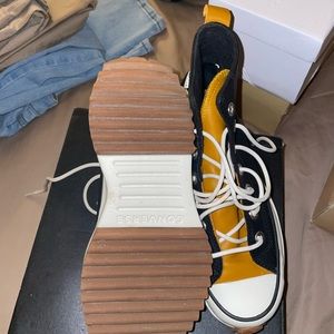 Worn once stylish converse